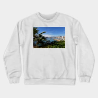 Benidorm Poniente Beach Costa Blanca Spain Crewneck Sweatshirt